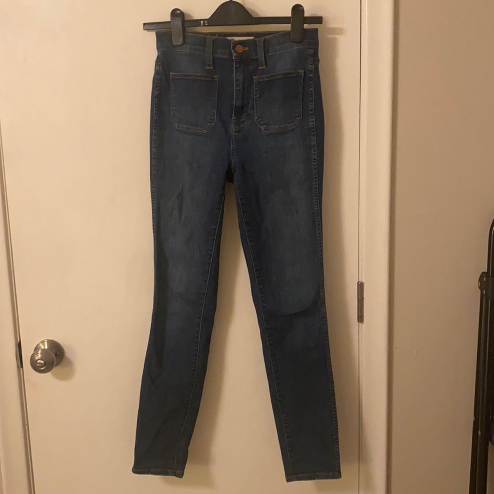 Madewell, high waisted sailor jeans